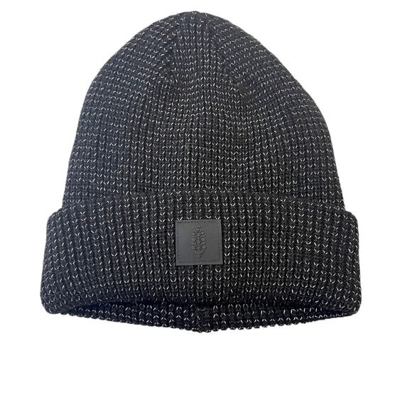 NEW Free People Movement Let’s Race Fleece Lined Recycled Yarn Beanie Black - Picture 4 of 6